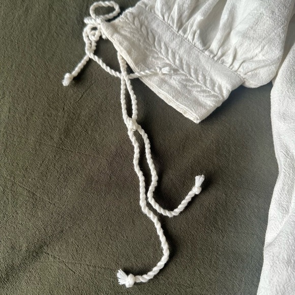 Cleobella Ivory Midi Dress Sz XS - Picture 4 of 12